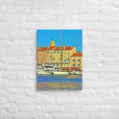 Canvas France St Tropez 0003 18″×24″