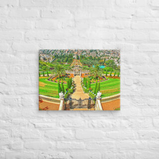 Canvas israel haifa 0001 18″×24″