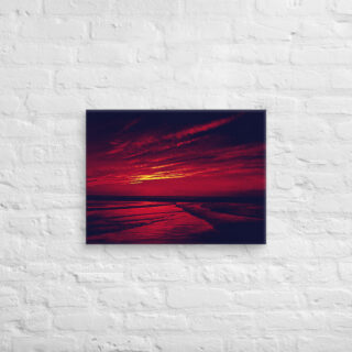 Canvas israel mediterranean sea 0002 18″×24″