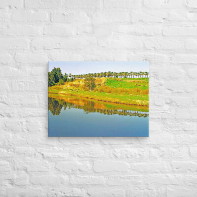 Canvas israel jordan river 0005 18″×24″