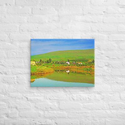 Canvas israel jordan river 0007 18″×24″