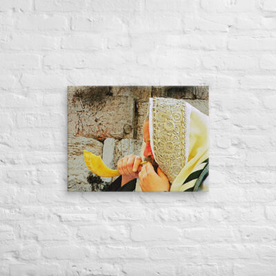 canvas-in-18x24-front-69018738eb993.jpg Canvas kotel blowing the shofar 0001 18″×24″