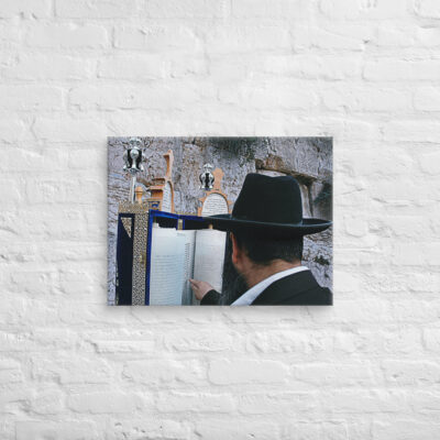 canvas-in-18x24-front-69018f6a8a3cf.jpg Canvas kotel Torah Praying 0006 18″×24″