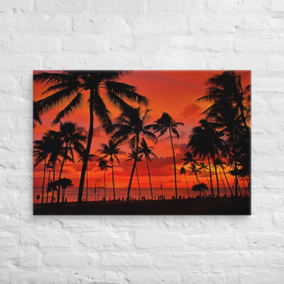 canvas-in-24x36-front-68eff61850c9c.jpg Canvas Us Oahu Hawaii Sunset 0004 24″×36″