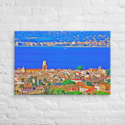 Canvas France St Tropez 0002 24″×36″