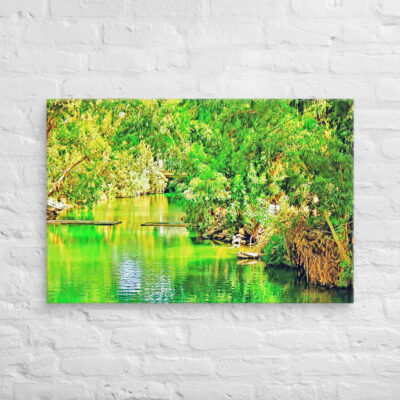 Canvas israel jordan river 0001 24″×36″