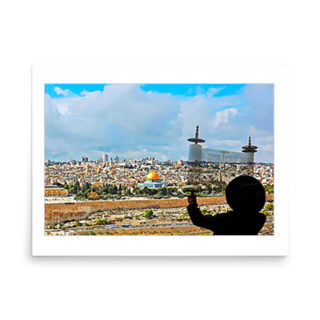 Poster jerusalem pray for the peace of jerusalem 0001 18″×24″