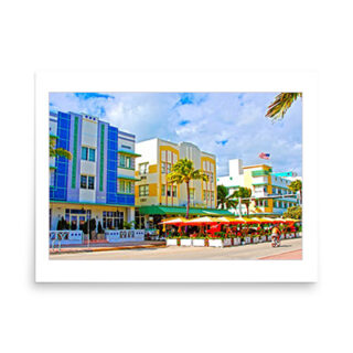 cat-posters-world-miami Poster art deco miami 0001 18″×24″