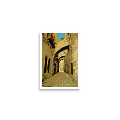 enhanced-matte-paper-poster-cm-a2-42x59.4-cm-front-68e1d7e7d6d3f.jpg Poster print jerusalem old city jewish quarter 0006 (42×59.4 cm)