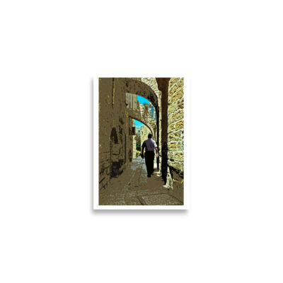 Poster print jerusalem old city jewish quarter 0014 (42×59.4 cm)