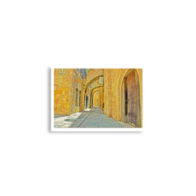 enhanced-matte-paper-poster-cm-a2-42x59.4-cm-front-68e1d8746385e.jpg Poster print jerusalem old city jewish quarter 0004 (42×59.4 cm)