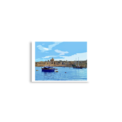 Poster print  Malta Valletta 0001x (42×59.4 cm)