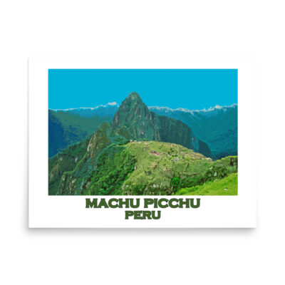 Poster machu picchu peru 0002 18″×24″