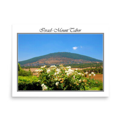 Poster israel mount tabor 001 18″×24″