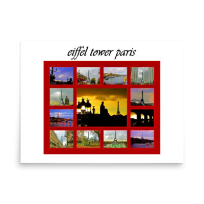 Poster eiffel tower 0002 18″×24″