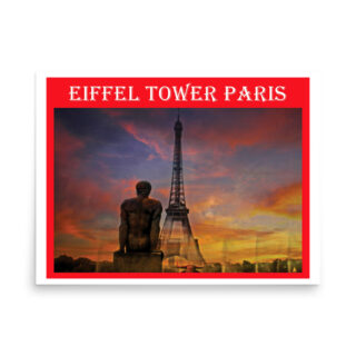 Poster eiffel tower paris 0002 18″×24″