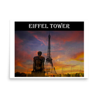Poster eiffel tower 0001 18″×24″