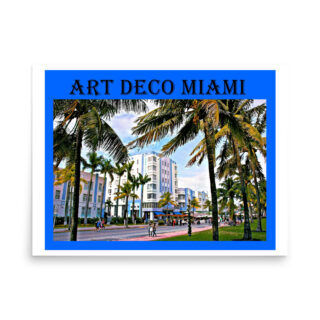 Poster art deco miami 0001 18″×24″