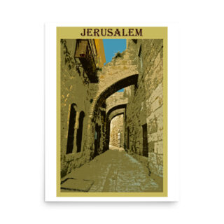 Poster jerusalem 0064 18″×24″
