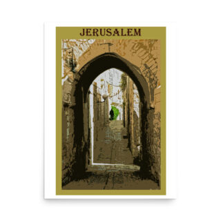 Poster jerusalem 0063 18″×24″