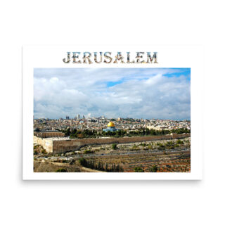 Poster jerusalem 0049 18″×24″