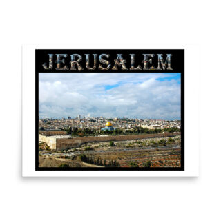 Poster jerusalem 0039 18″×24″