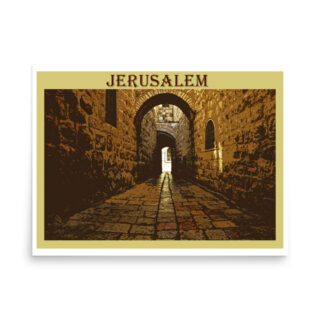 Poster jerusalem 0033 18″×24″