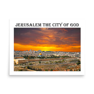 Poster jerusalem 0029 18″×24″
