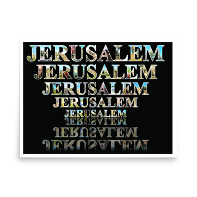 Poster jerusalem 0017 18″×24″