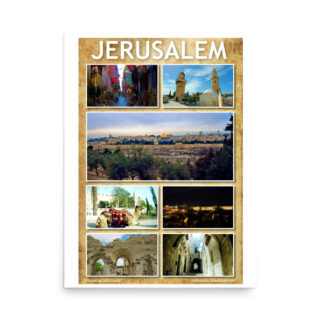 Poster jerusalem 0026 18″×24″
