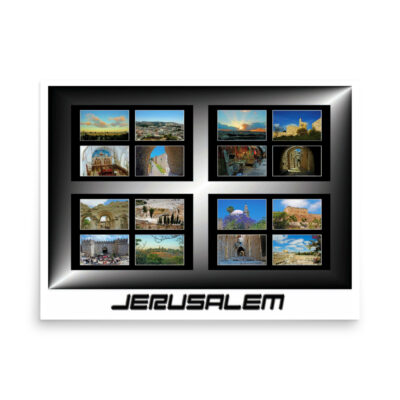 Poster jerusalem 0005 18″×24″
