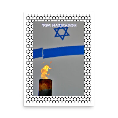 enhanced-matte-paper-poster-in-18x24-front-68ff9c7887575.jpg Poster Yom Hazikaron Memorial Day 0001 18″×24″