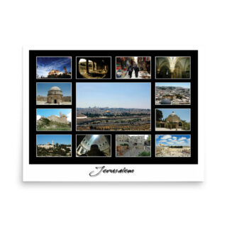 Poster christian jerusalem 007 18″×24″