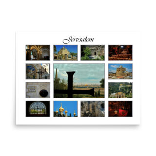 Poster christian jerusalem 001 18″×24″