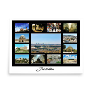 Poster christian jerusalem 003 18″×24″