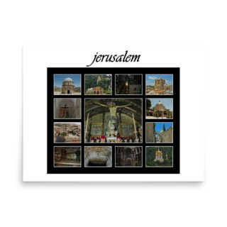Poster christian jerusalem 004 18″×24″