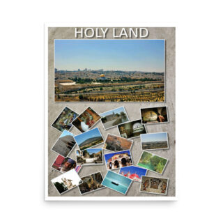 Poster christian holy land 001 18″×24″