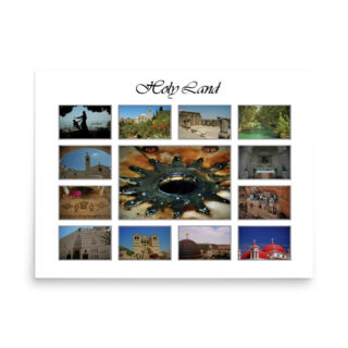 Poster christian holy land 003 18″×24″