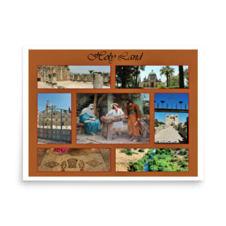 Poster christian holy land 004 18″×24″