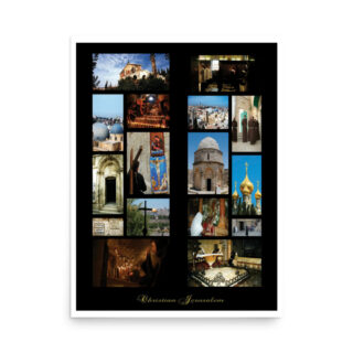 Poster christian jerusalem 008 18″×24″