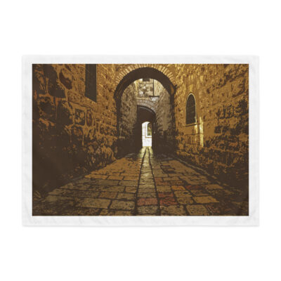 Indoor wall tapestry Jerusalem Old City Jewish Quarter 1  26″×36″