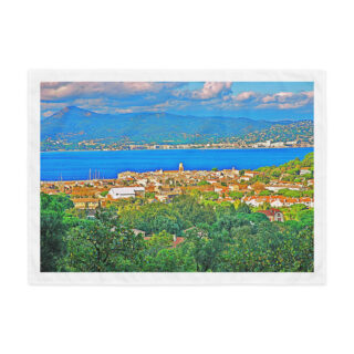 Indoor wall tapestry France Paris sunset 1  26″×36″