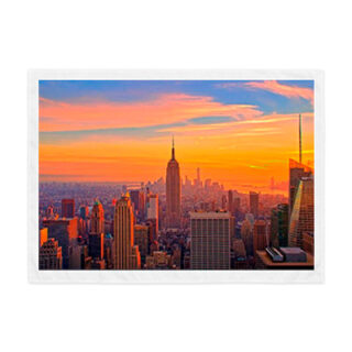 Indoor wall tapestry France Paris sunset 1  26″×36″