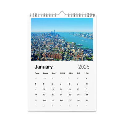 Wall calendar (2026) new york city manhattan skyline