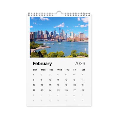 Wall calendar (2026) new york city manhattan skyline