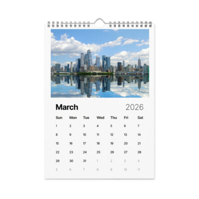 Wall calendar (2026) new york city manhattan skyline