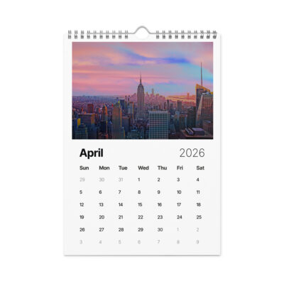 Wall calendar (2026) new york city manhattan skyline