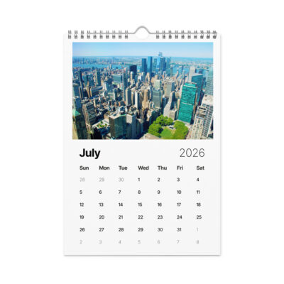 Wall calendar (2026) new york city manhattan skyline