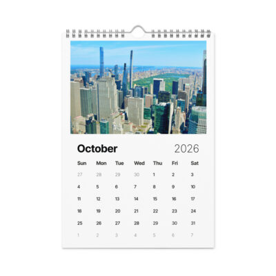 Wall calendar (2026) new york city manhattan skyline