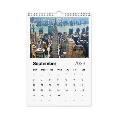 Wall calendar (2026) new york city manhattan skyline